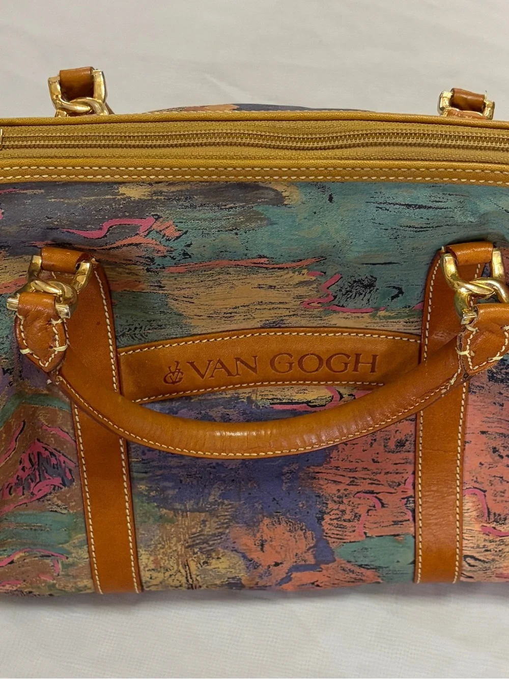Vincent Van Gogh Paris Amsterdam Art Canvas Satchel Purse